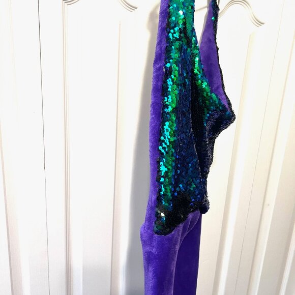 Mermaid Tail Blanket-Purple/Ombre Sequins/Bling Super Soft-Plush-Comfy-Warm - Picture 10 of 15
